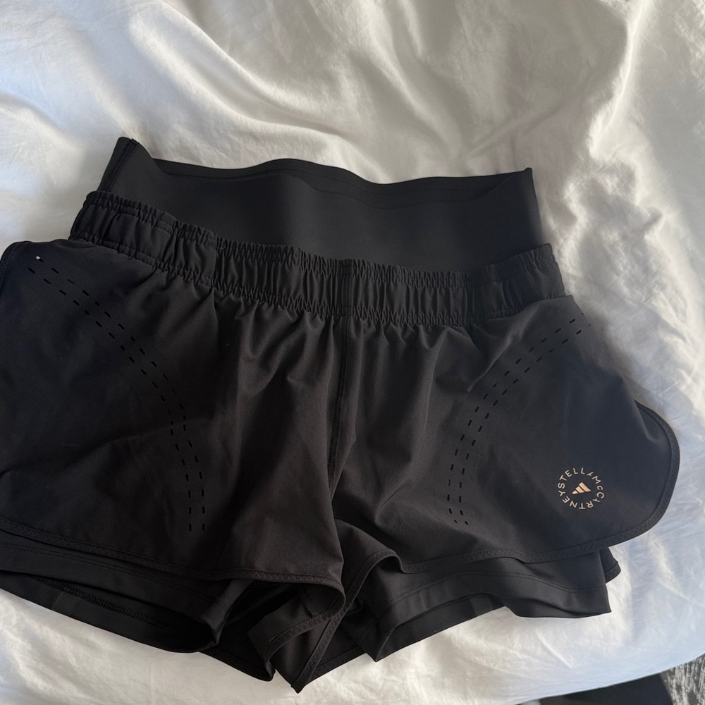 Stella McCartney Black Athletic Shorts